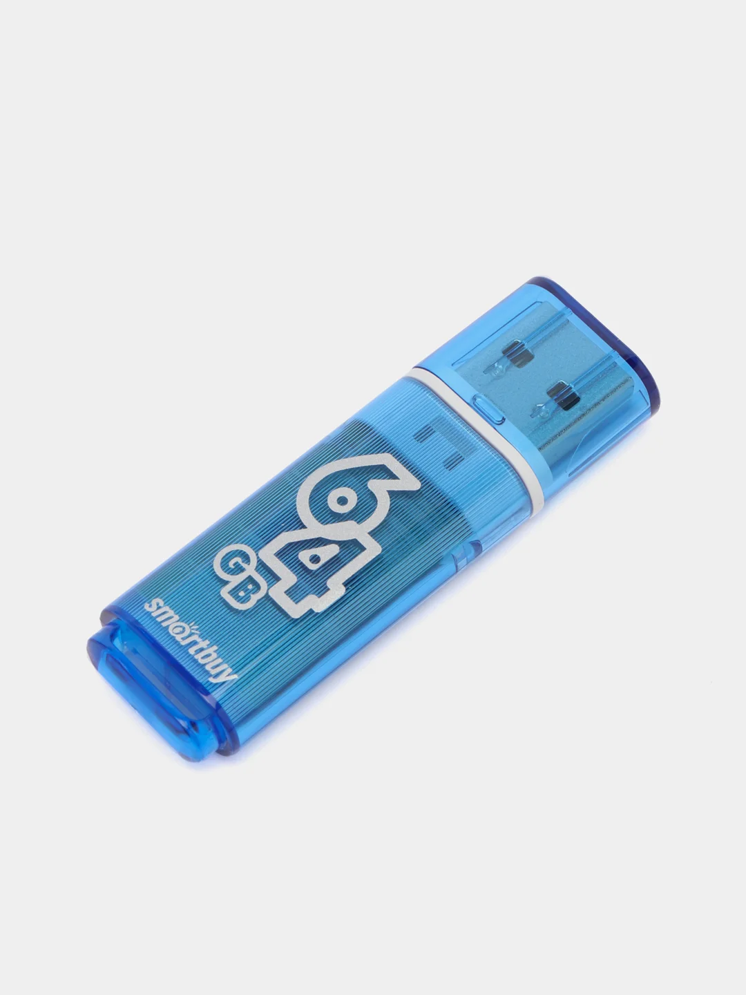 Флешка / флэшка / USB накопитель Smartbuy Glossy series Blue, 64 GB