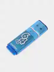 Флешка / флэшка / USB накопитель Smartbuy Glossy series Blue, 64 GB