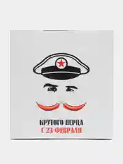 Багровый коробка подарочная, самосборная, складная