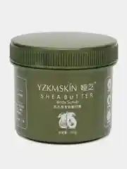 Скраб для тела антицеллюлитный YZKMSKIN с авокадо и маслом ши, скорлупа ореха пекан, 250 г