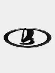 Черный шильдик LADA на все модели ВАЗ, 2 цвета