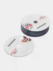 Диски DVD+R SONNEN 4,7GB 16x Cake Box (упаковка на шпиле) КОМПЛЕКТ 25шт, 513532