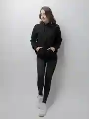Бежевый худи женское