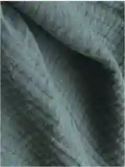 Белый муслин двойной, жатый, ткань однотонная