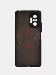Тёмно-серый чехол с рисунком на Xiaomi Redmi Note 10 Pro (Сяоми Редми Нот 10 Про)