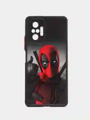 Тёмно-серый чехол с рисунком на Xiaomi Redmi Note 10 Pro (Сяоми Редми Нот 10 Про)