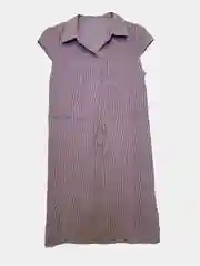 Розовый платье женское, в полоску