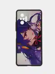 Фиолетовый чехол с рисунком на Xiaomi Redmi Note 10 Pro (Сяоми Редми Нот 10 Про)