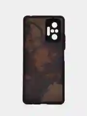Фиолетовый чехол с рисунком на Xiaomi Redmi Note 10 Pro (Сяоми Редми Нот 10 Про)