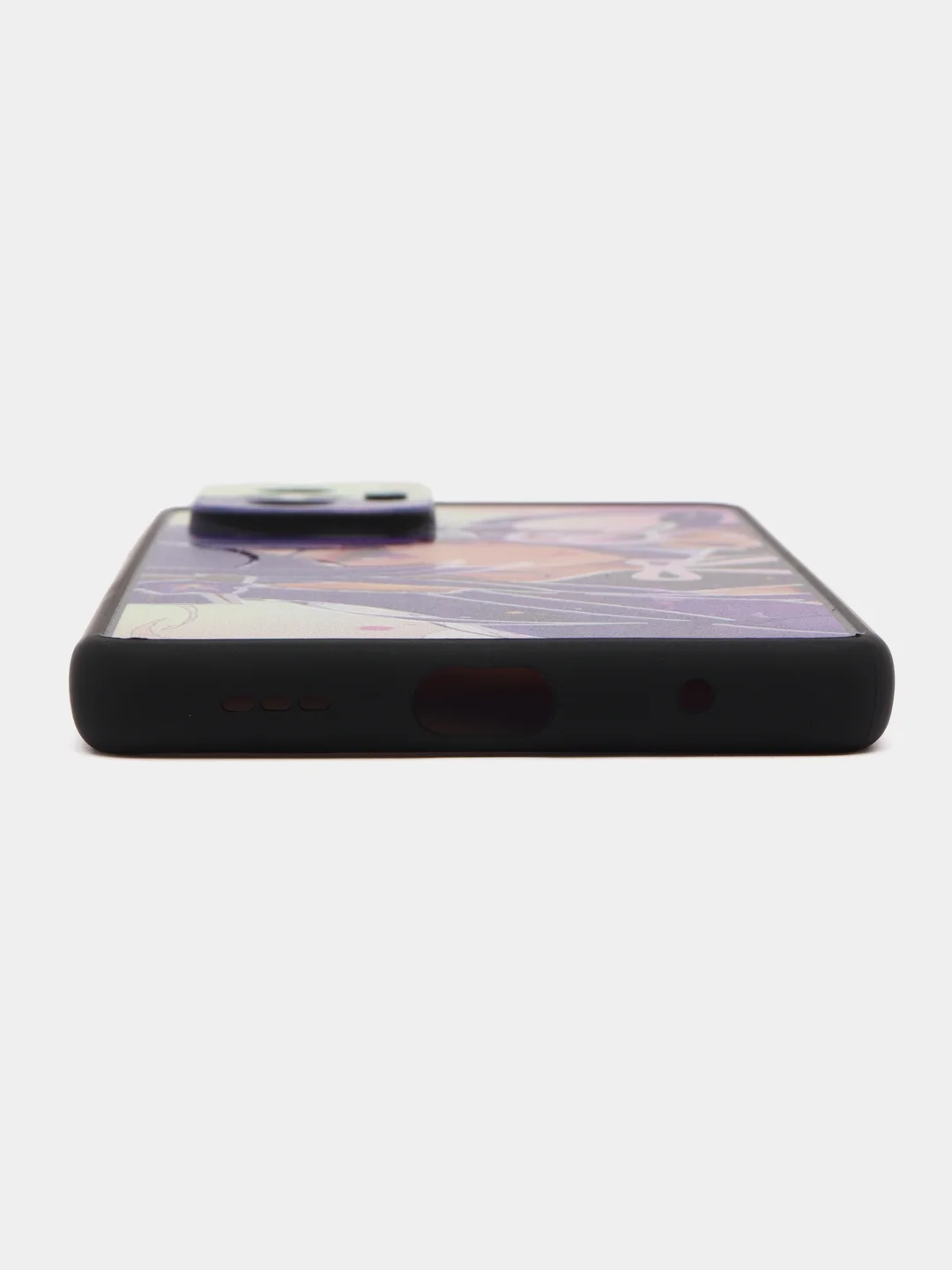 Фиолетовый чехол с рисунком на Xiaomi Redmi Note 10 Pro (Сяоми Редми Нот 10 Про)