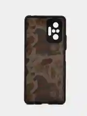 Тёмно-бордовый чехол с рисунком на Xiaomi Redmi Note 10 Pro (Сяоми Редми Нот 10 Про)