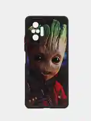 Терракотовый чехол с рисунком на Xiaomi Redmi Note 10 Pro (Сяоми Редми Нот 10 Про)