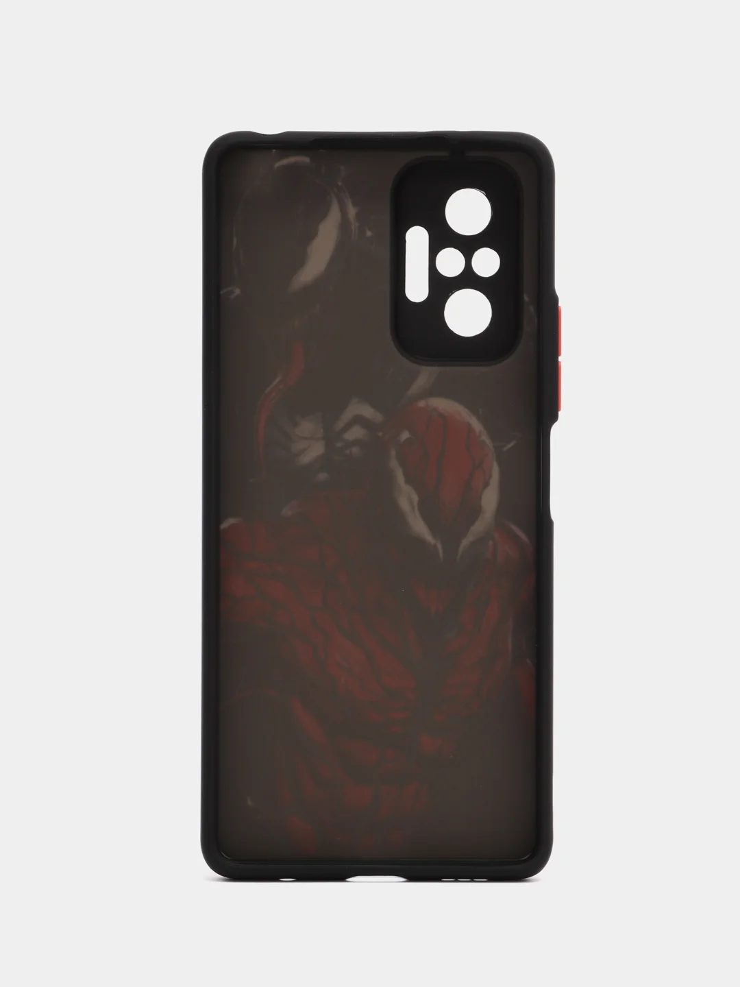 Багровый чехол с рисунком на Xiaomi Redmi Note 10 Pro (Сяоми Редми Нот 10 Про)