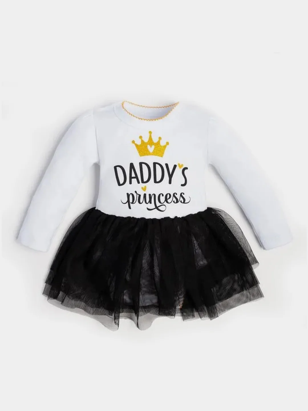 Белый боди с юбкой Крошка Я "Daddy's princess"