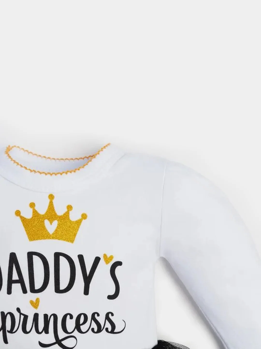 Белый боди с юбкой Крошка Я "Daddy's princess"