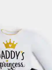 Белый боди с юбкой Крошка Я "Daddy's princess"