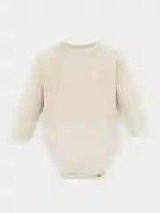 Белый боди для новорожденного малыша Крошка Я BASIC LINE с длинными рукавами