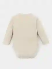 Белый боди для новорожденного малыша Крошка Я BASIC LINE с длинными рукавами