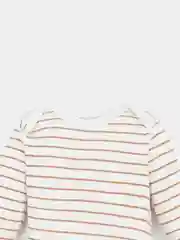 Бежевый боди для новорожденного малыша Крошка Я BASIC LINE с длинными рукавами