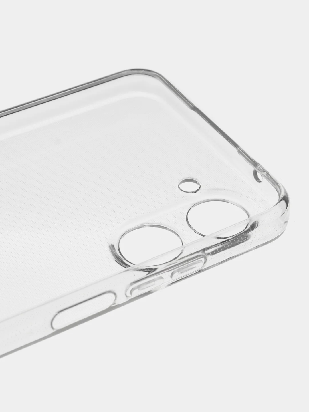 Прозрачный чехол для Realme 10 4G (Реалми 10 4G), черный, прозрачный, противоударный