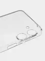 Прозрачный чехол для Realme 10 4G (Реалми 10 4G), черный, прозрачный, противоударный