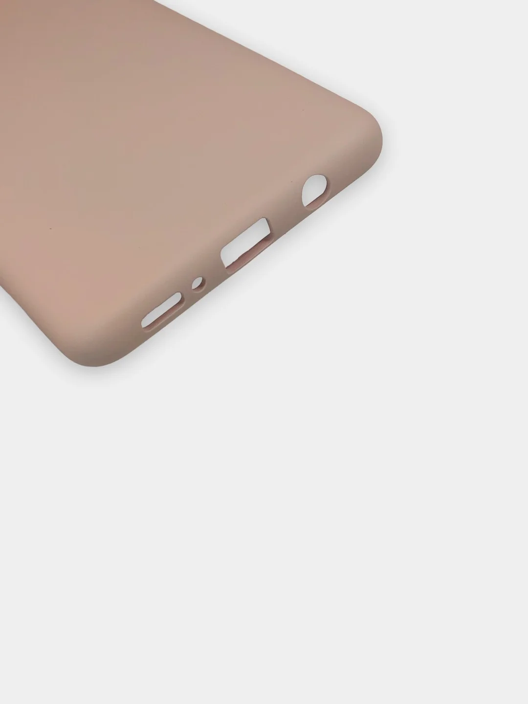 Бежевый чехол Samsung Galaxy A71, Самсунг Галакси А71 силиконовый Silicone Cover