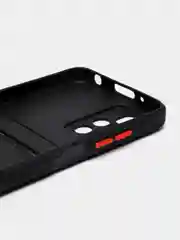 Черный чехол для Xiaomi Redmi 10 (Редми 10), с карманом для карт