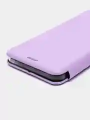 Сиреневый чехол-книжка Infinix HOT 12 Pro (Инфиникс Хот 12 Про)