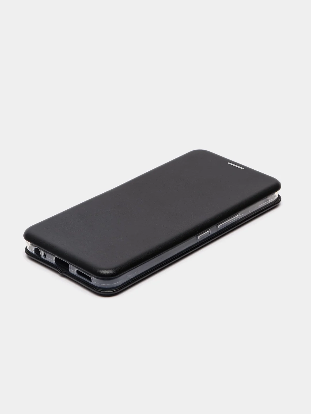 Черный чехол-книжка Infinix HOT 12 Pro (Инфиникс Хот 12 Про)