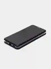 Черный чехол-книжка Infinix HOT 12 Pro (Инфиникс Хот 12 Про)