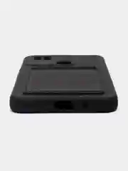 Черный силиконовый чехол Xiaomi Redmi 9C 10A Сяоми Редми 9С 10А, с карманом для карт, прозрачный