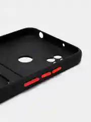 Черный силиконовый чехол Xiaomi Redmi 9C 10A Сяоми Редми 9С 10А, с карманом для карт, прозрачный