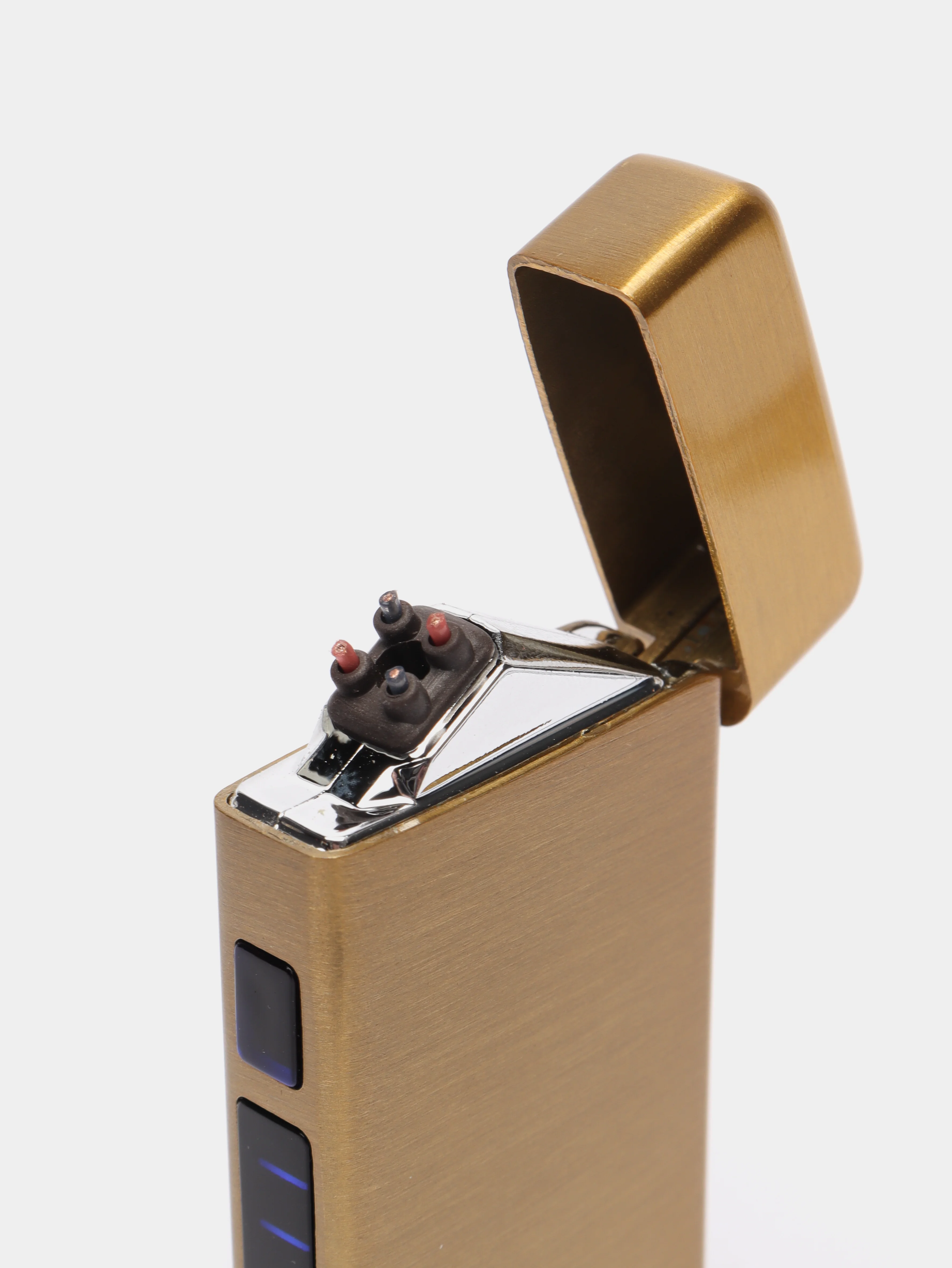 Золотой электронная зажигалка с USB зарядкой