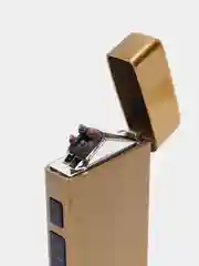 Золотой электронная зажигалка с USB зарядкой
