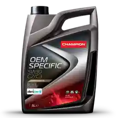 Автомобильное моторное масло CHAMPION OEM SPECIFIC 5W30 C2/C3, синтетическое, 5 литров