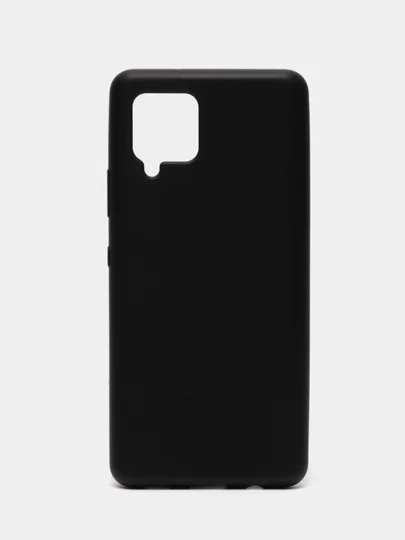 Черный чехол Silicone Case для Samsung A42, A41, A40, A32, A31, A30, A3, A22, A21s, A20