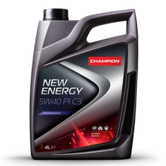 Автомобильное моторное масло CHAMPION NEW ENERGY 5W40 PI C3, синтетическое, 4 литра