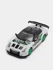 Белый дрифт-машинка на радиоуправлении Nissan GTR, подарок мальчику