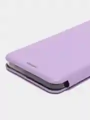Сиреневый чехол книжка для Tecno Spark 9 Pro (Техно Спарк 9 Про)