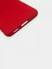 Красный чехол силиконовый Silicone Cover для Samsung Galaxy S21 FE, Самсунг Галакси С21 ФЕ