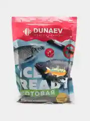 Черный прикормка зимняя Dunaev Ready, готовая, увлажненная, не нужно замачивать, 500 г, фидерная