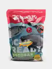 Золотой прикормка зимняя Dunaev Ready, готовая, увлажненная, не нужно замачивать, 500 г, фидерная