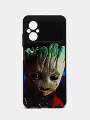 Терракотовый чехол с рисунком на Xiaomi Poco M5 и Poco M4 5G (Сяоми Поко М5 и Поко М4 5G)