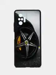 Серебряный чехол с рисунком на Xiaomi Redmi Note 10 Pro (Сяоми Редми Нот 10 Про)