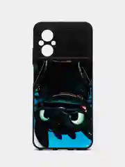 Угольный чехол с рисунком на Xiaomi Poco M5 и Poco M4 5G (Сяоми Поко М5 и Поко М4 5G)