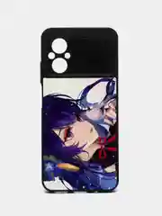 Фиолетовый чехол с рисунком на Xiaomi Poco M5 и Poco M4 5G (Сяоми Поко М5 и Поко М4 5G)