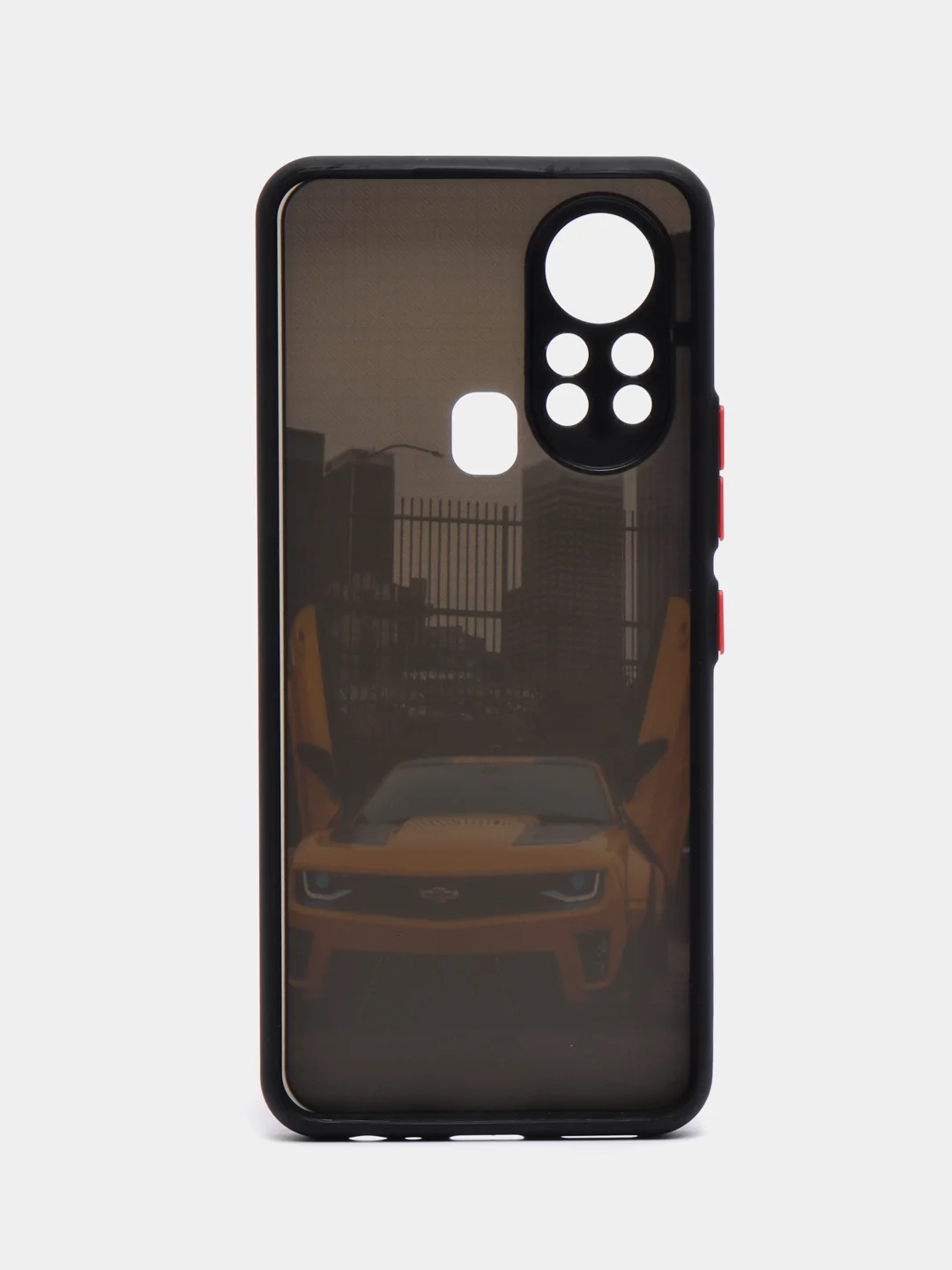 Золотой чехол с ярким рисунком на Infinix HOT 11S NFC (Инфиникс ХОТ 11С НФС)