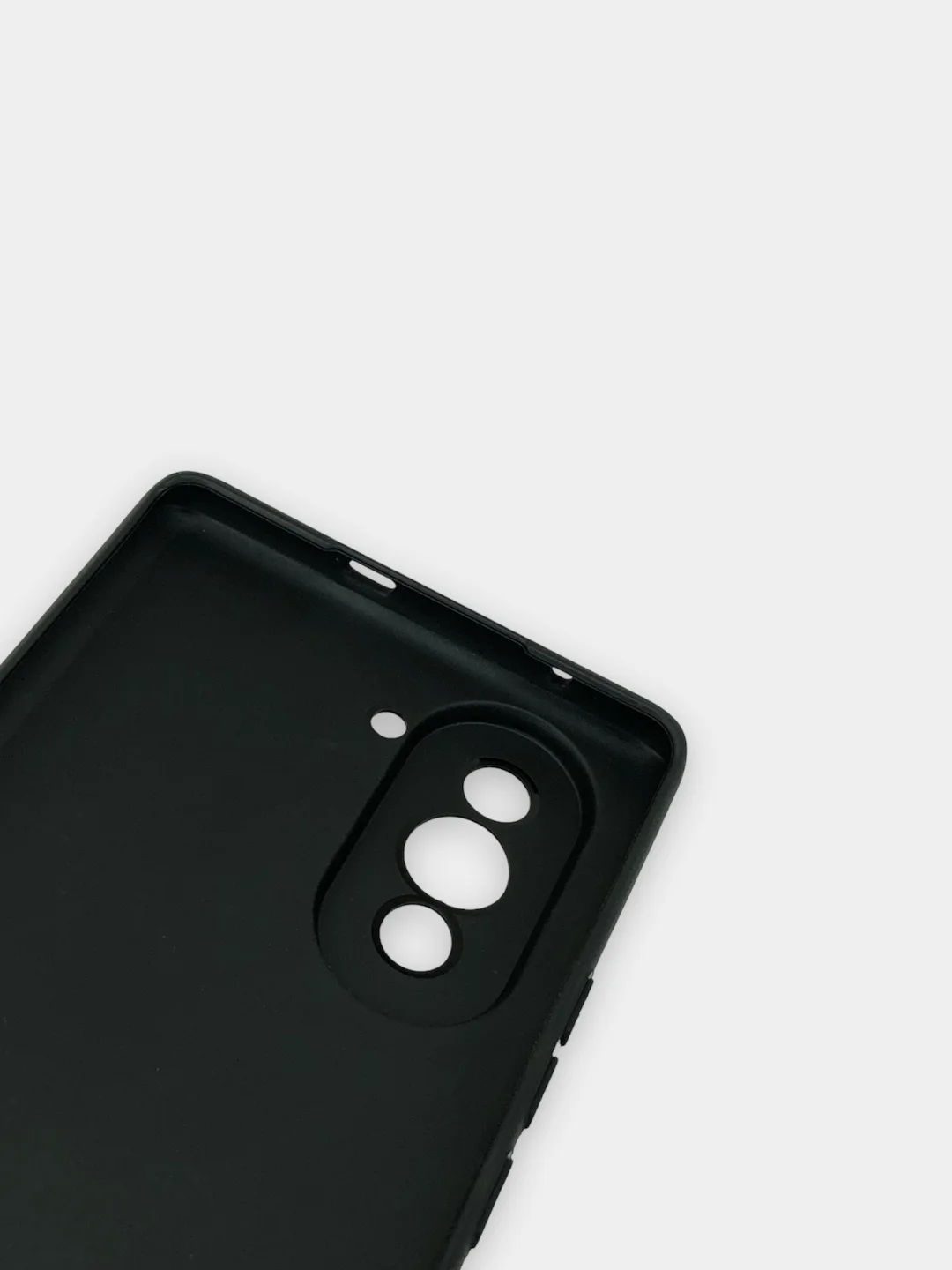 Черный чехол для Huawei Nova 10 (Хуавей Нова 10), черный, силиконовый
