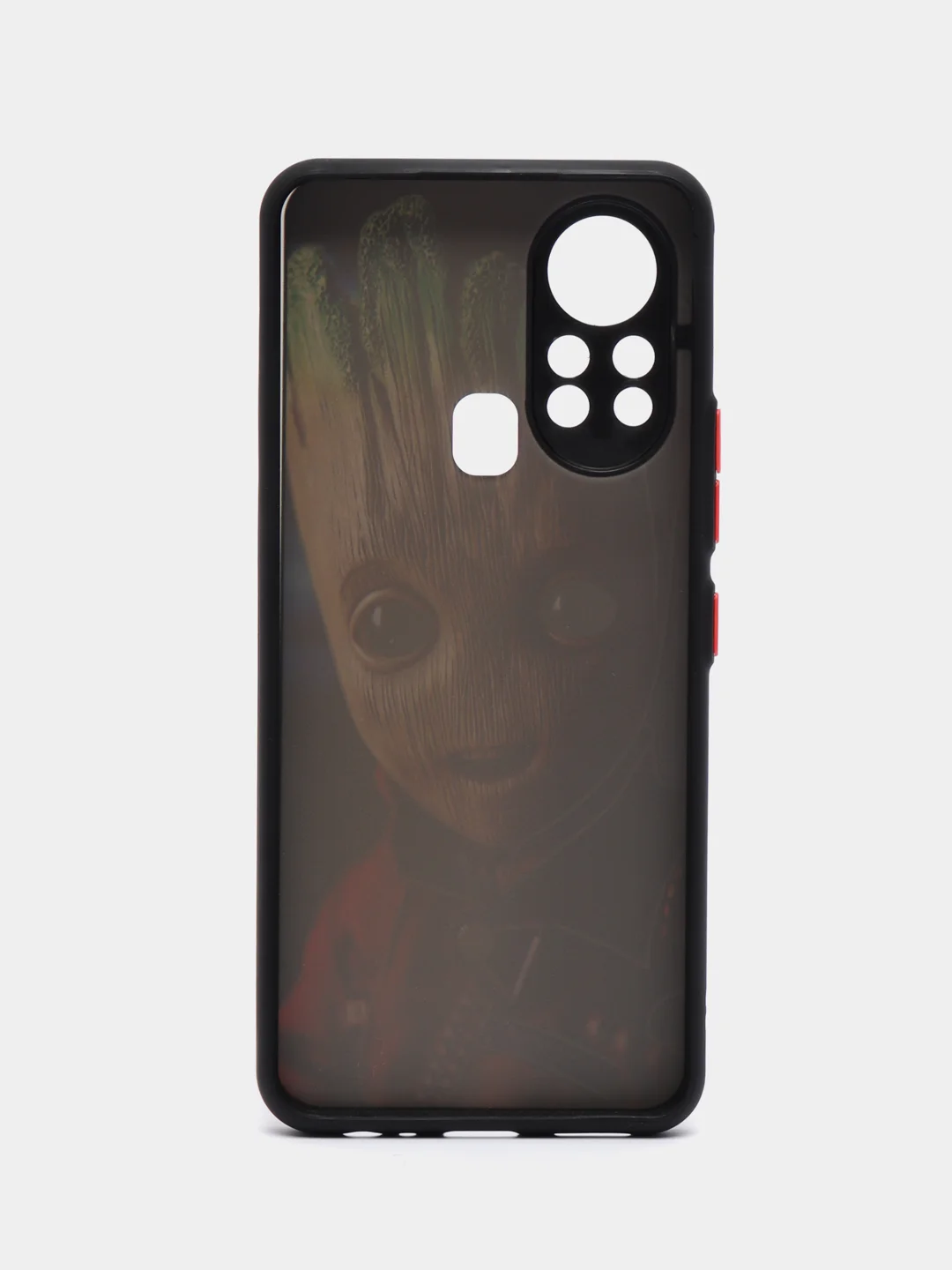 Терракотовый чехол с ярким рисунком на Infinix HOT 11S NFC (Инфиникс ХОТ 11С НФС)