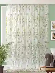 Тюль вуаль с рисунком / для интерьера гостиной, спальни, кухни / 300 х 270 см / дом, дача